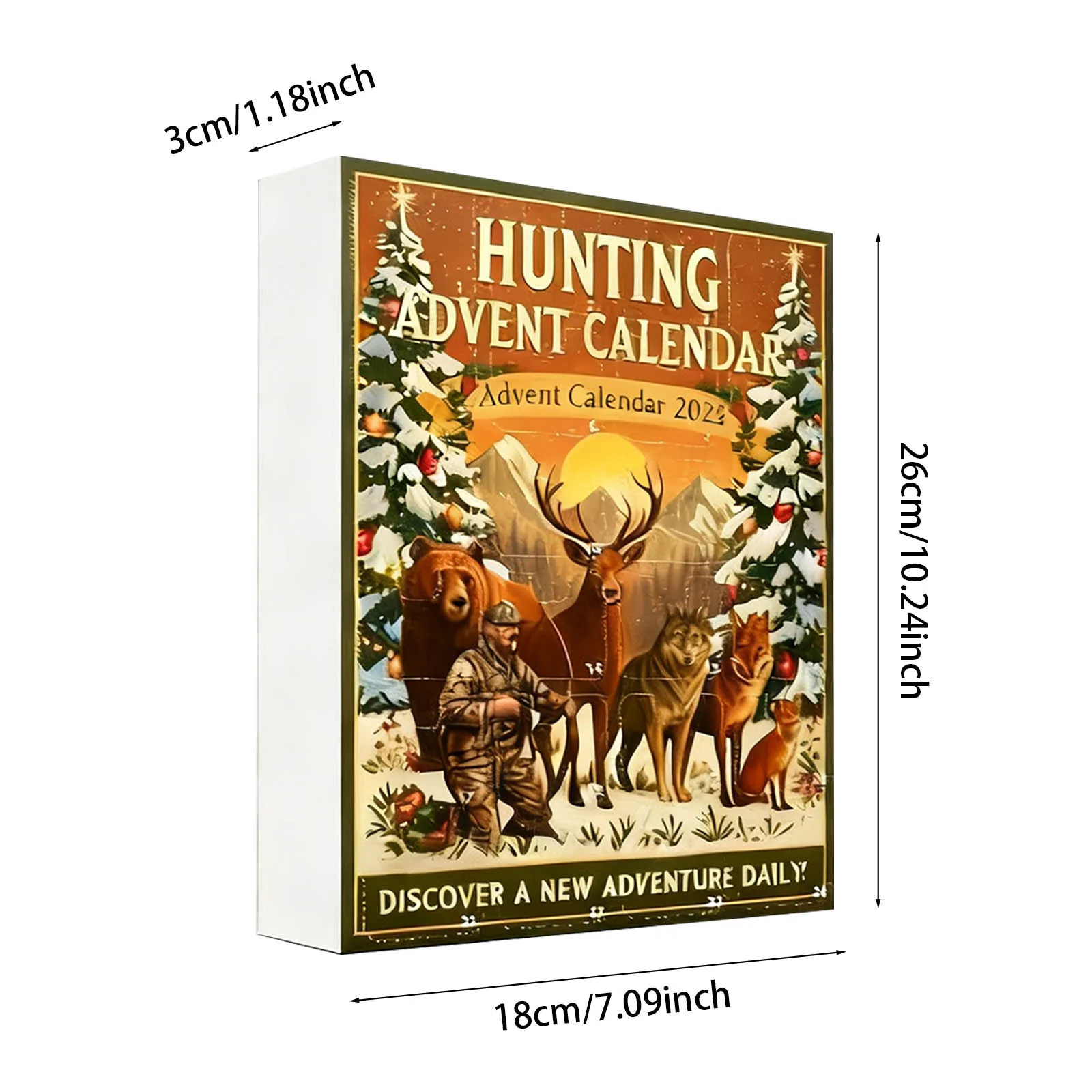 عيد الميلاد العد التنازلي دبوس تقويم القدوم تشريح عيد الميلاد العد التنازلي قلادة تحتوي على 24 رمل محمول متوافق مع الآلة #3