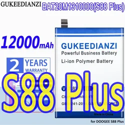 High Capacity GUKEEDIANZI Battery BAT20M1310000 12000mAh for DOOGEE S88 Plus S88Plus