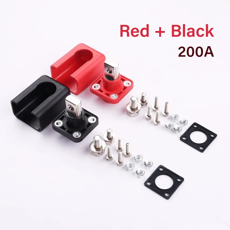 

Клеммный разъем для аккумуляторных батарей 200А, клемма-гнездо AC 500В, аксессуары для шкафов хранения батарей, новая энергия