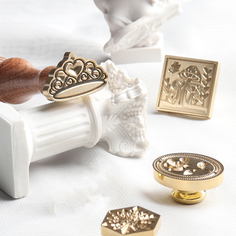 Wax Seal Stamp Vintage Craft Flower Cherry Pattern Stamp Head For Cards Envelopes Wedding Invitations Gift Scrapbooking