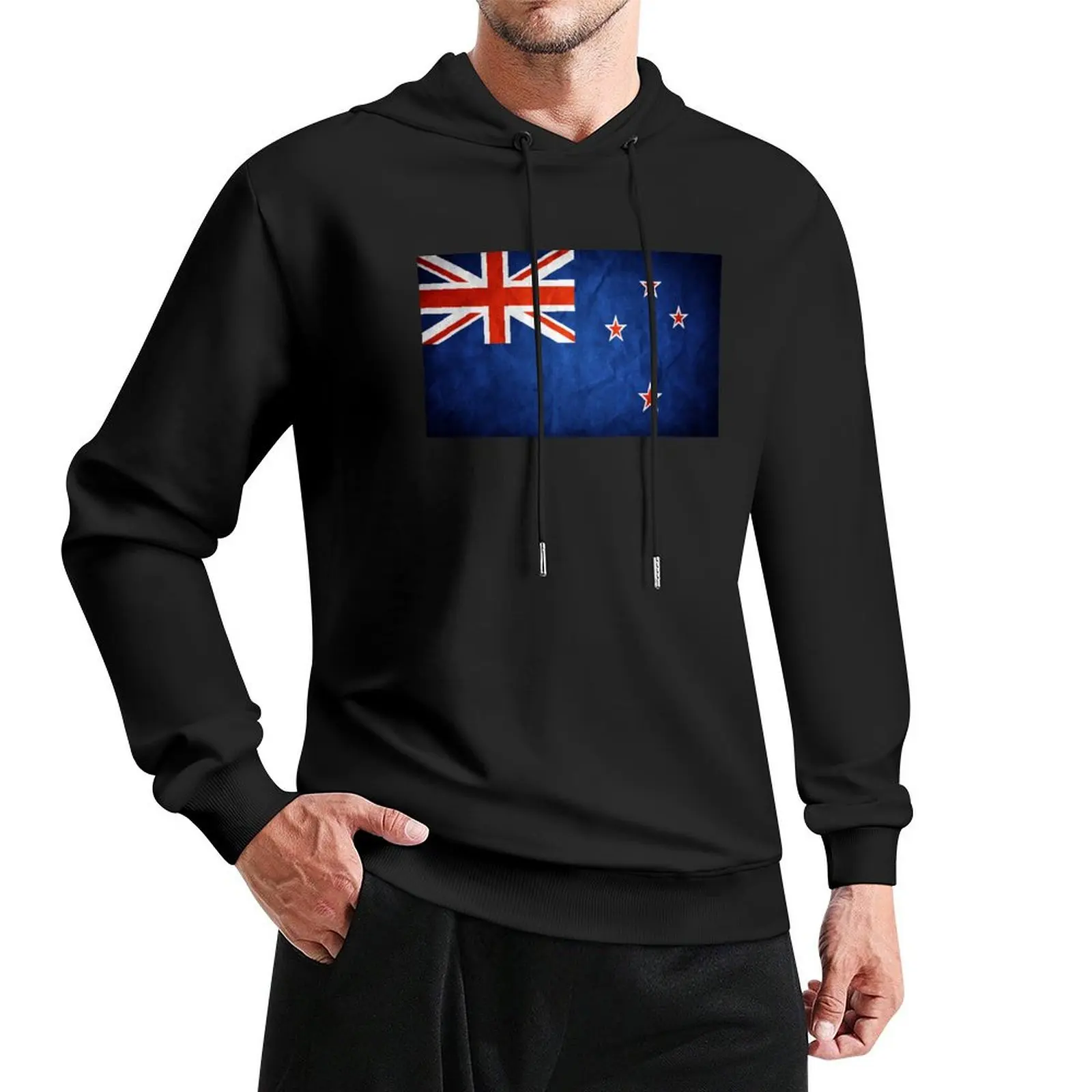 

New Zealand New Zealand Flag National Flag of New Zealand Pullover Hoodie clothes for men mens hoodies