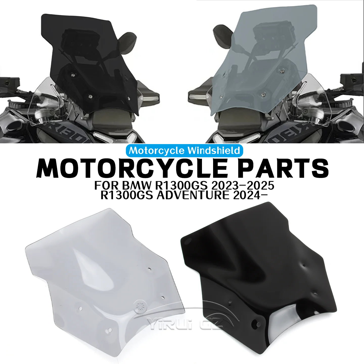 

Новое лобовое стекло мотоцикла R1300GS, модифицированные аксессуары для лобового стекла, лобовое стекло для BMW R 1300GS R1300GS adv Adventure 2023 2024 25