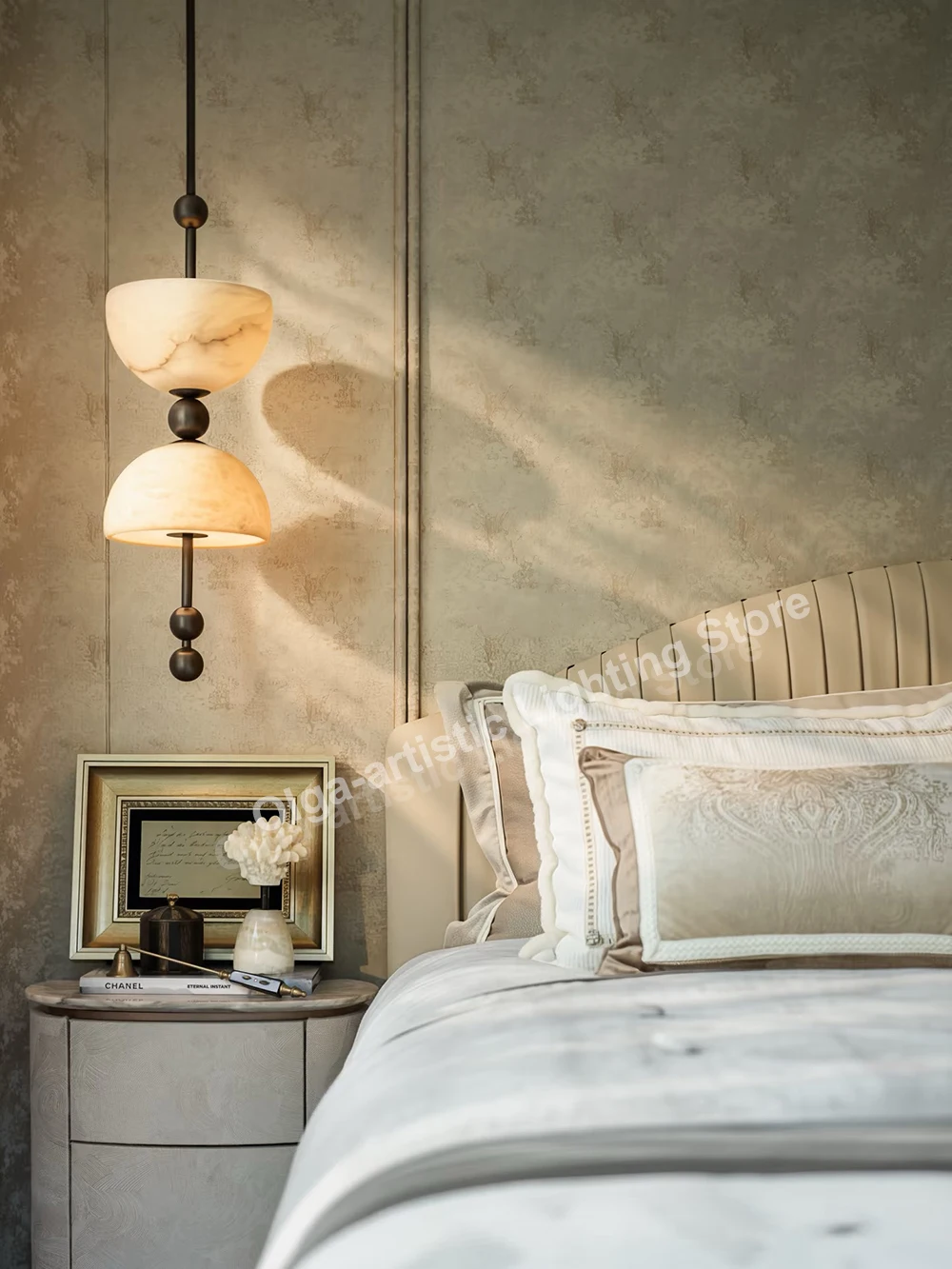 Kitchen Appliances In Spanish - Home-appliance Led Spanish Marble Pendant Light