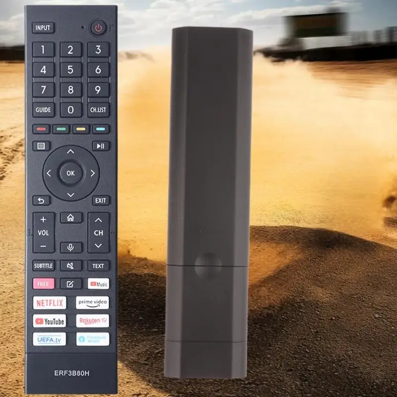 One Piece of New ERF3B80H Remote Control for Hisense QLED 4K Ultra HD TVs, No Voice Feature