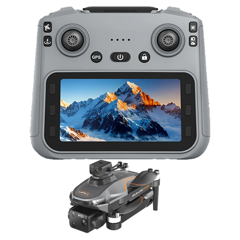 

Mini GPS Professional 4.5 in HD Screen 8K FPV Drone with 4K Camera Obstacle Avoidance Foldable RC Quadcopter Aerial Photography