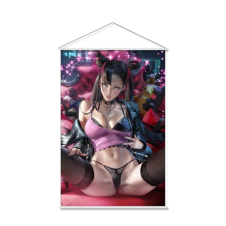 Elf Trainer Marnie Sexy Mary Anime Wall Scroll Hanging Poster Home Decor Painting