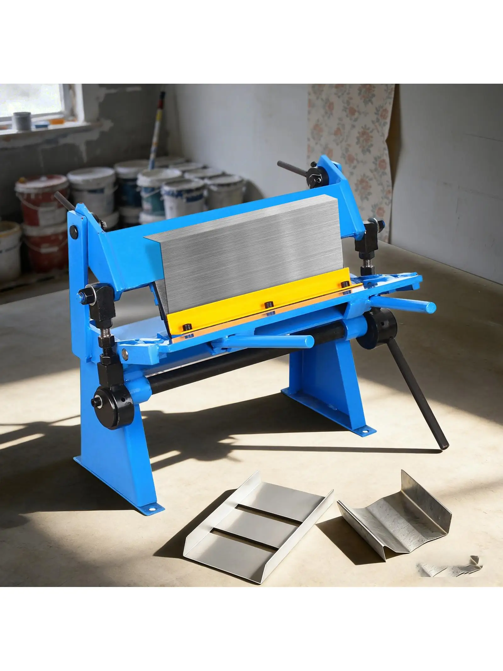 Handmatige kantbank, buigmachine, metaalbuiger, plaatbuigmachine, max. werkbreedte 305 mm - afbeelding 2