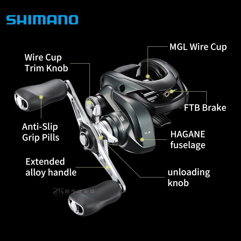 NEW original SHIMANO CURADO MGL FISHING REEL 70HG 70XG 71HG 71XG 150HG 151HG MICROMODULE GEAR HAGANE BODY SEAWATER FISHING REEL