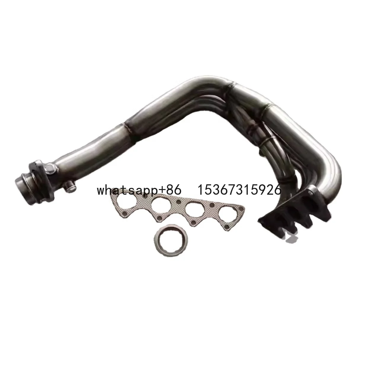 High performance exhaust manifold header for Hon da D16 header