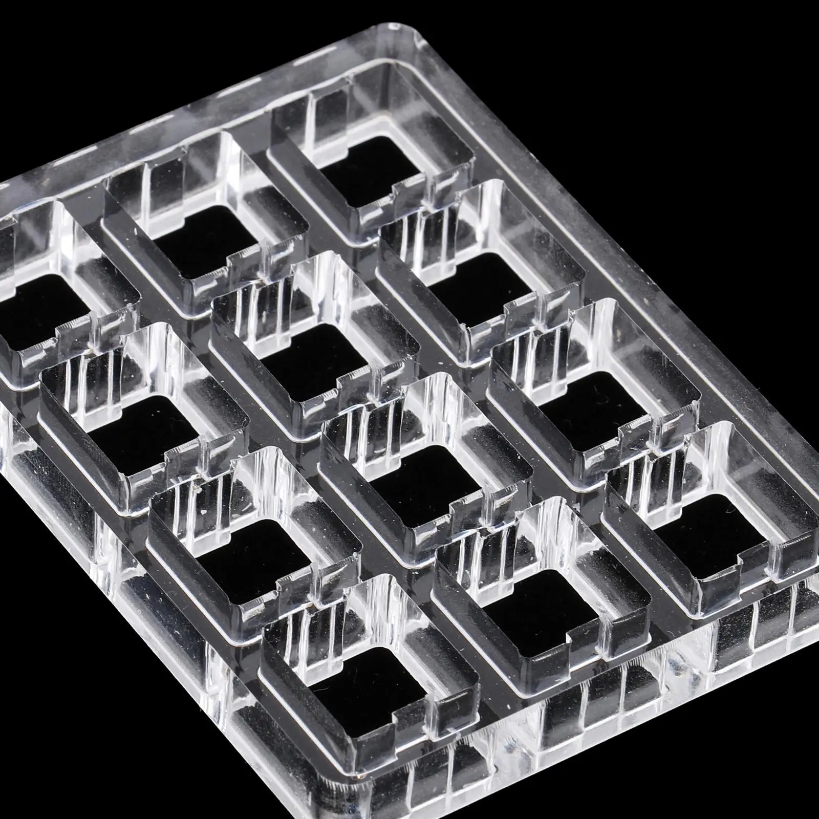 Switch Tester Storage Base Lightweight Acrylic Plate Mechanical Switch Tester Accessories for Keyboard Display Board