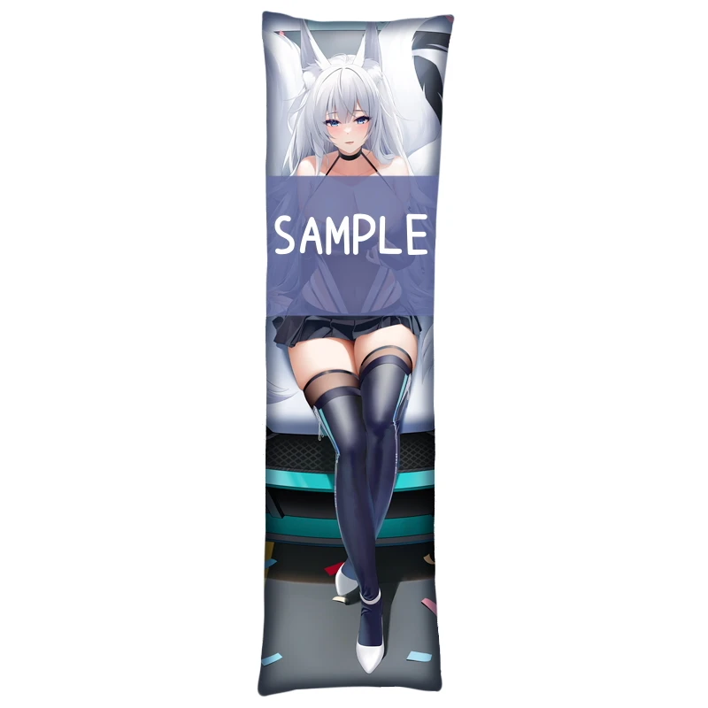 Anime Azur Lane Shinano sexy Renn anzug Fuchs Mädchen Cosplay lange Dakimakura Scharnier Körper Fall Kissen Kissen bezug Geschenk