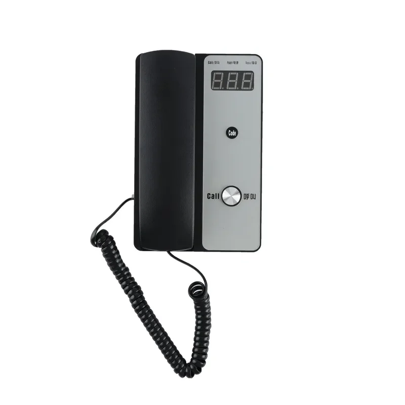 433MHz Wireless LED Button Display Analog Walkie Talkie USB Powered 0.5W Output Power 3KM Range for Office
