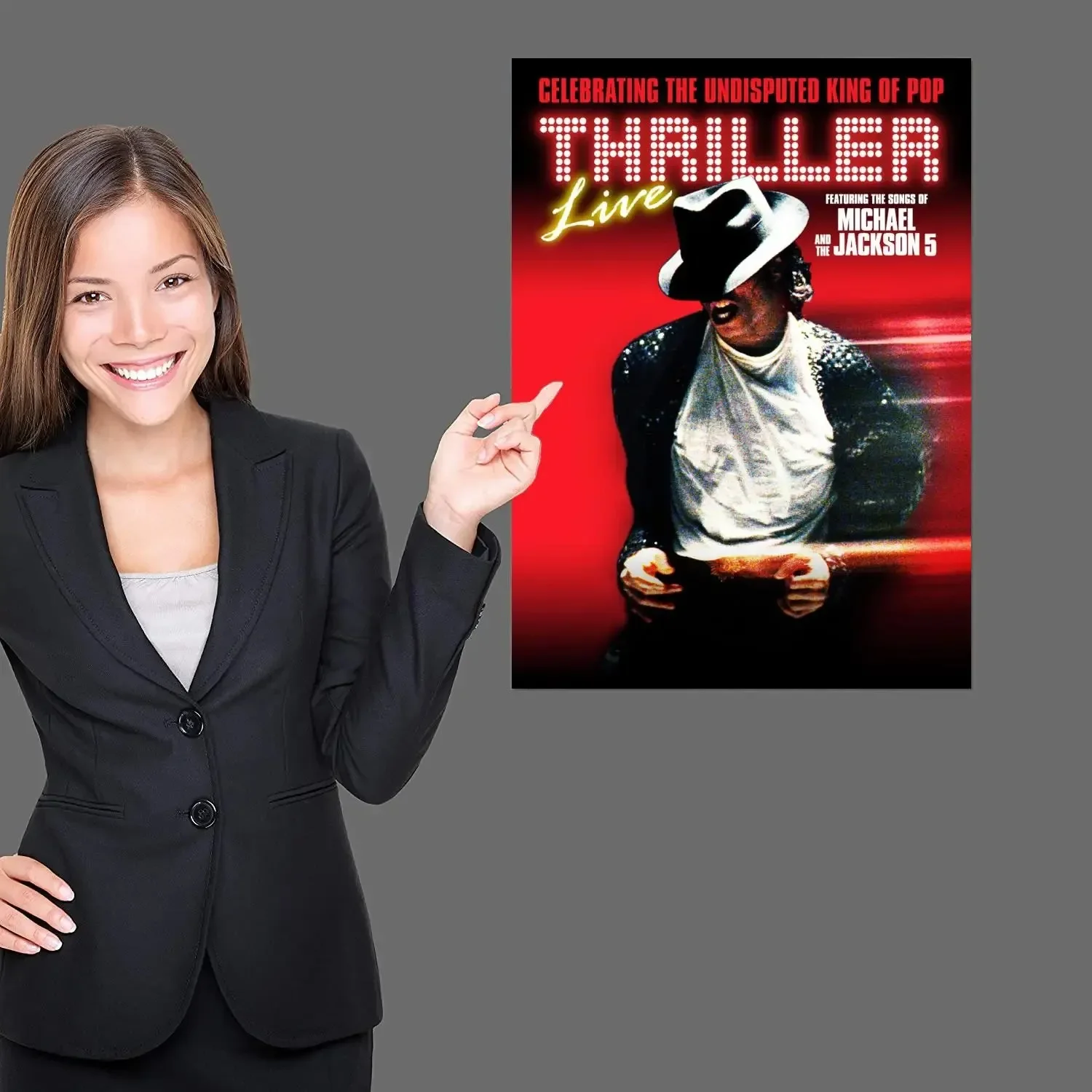 Thriller Michael Jackson Poster Decorative Poster and Print Wall Art Pictures for Living Room Bedroom Home Decor