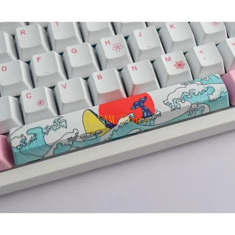 Capas juego Gaming Drable PBT 6.25U Space KeyCap Perfil OEM Perfil tinte KeyCap para teclado mecánico Mejor venta