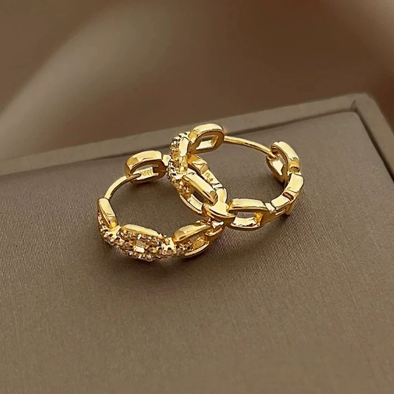 raytimone-luxury-gold-chain-earrings-women's-faion-jewelry-diamond-embedded-ear-cuffs-ele-accory