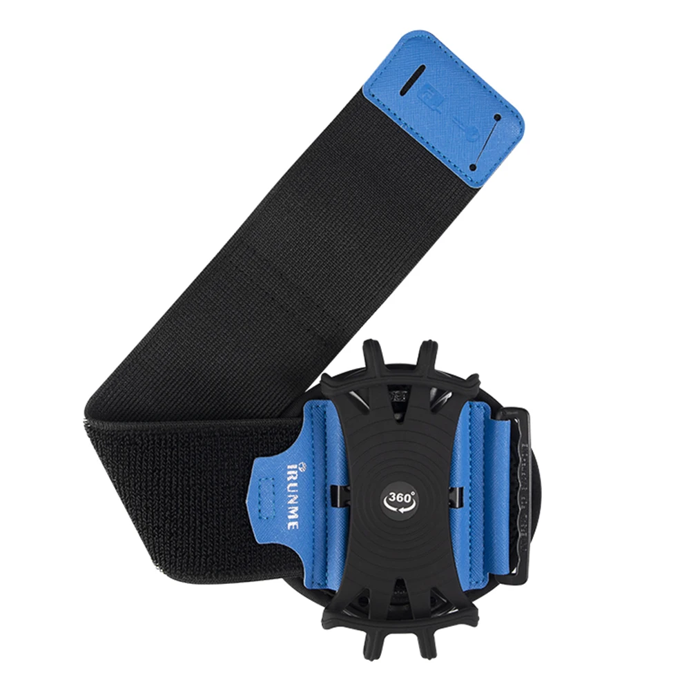 

Outdoor Sports Phone Wristband Mobile Removable Rotating Running Phone Wrist Bag Takeaway Navigation Arm Bag for Fitness Cycling