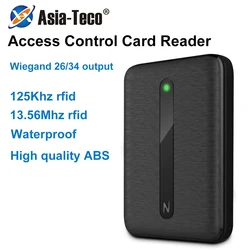 Waterproof Wiegand Reader Wg26 Wg34 RFID IC Card Reader Proximity 125Khz 13.56Mhz ID Output for Access Control System Dual Band