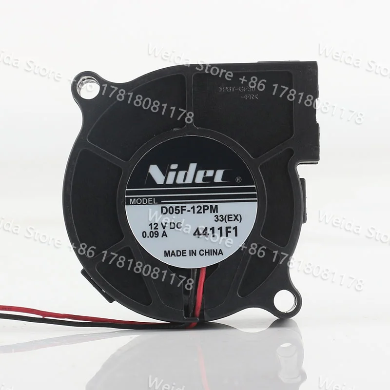 D05F-12PM Two-line Nidec 5015 5CM 12V 0.09A purifier projector 50X50X15MM blower cooling fan