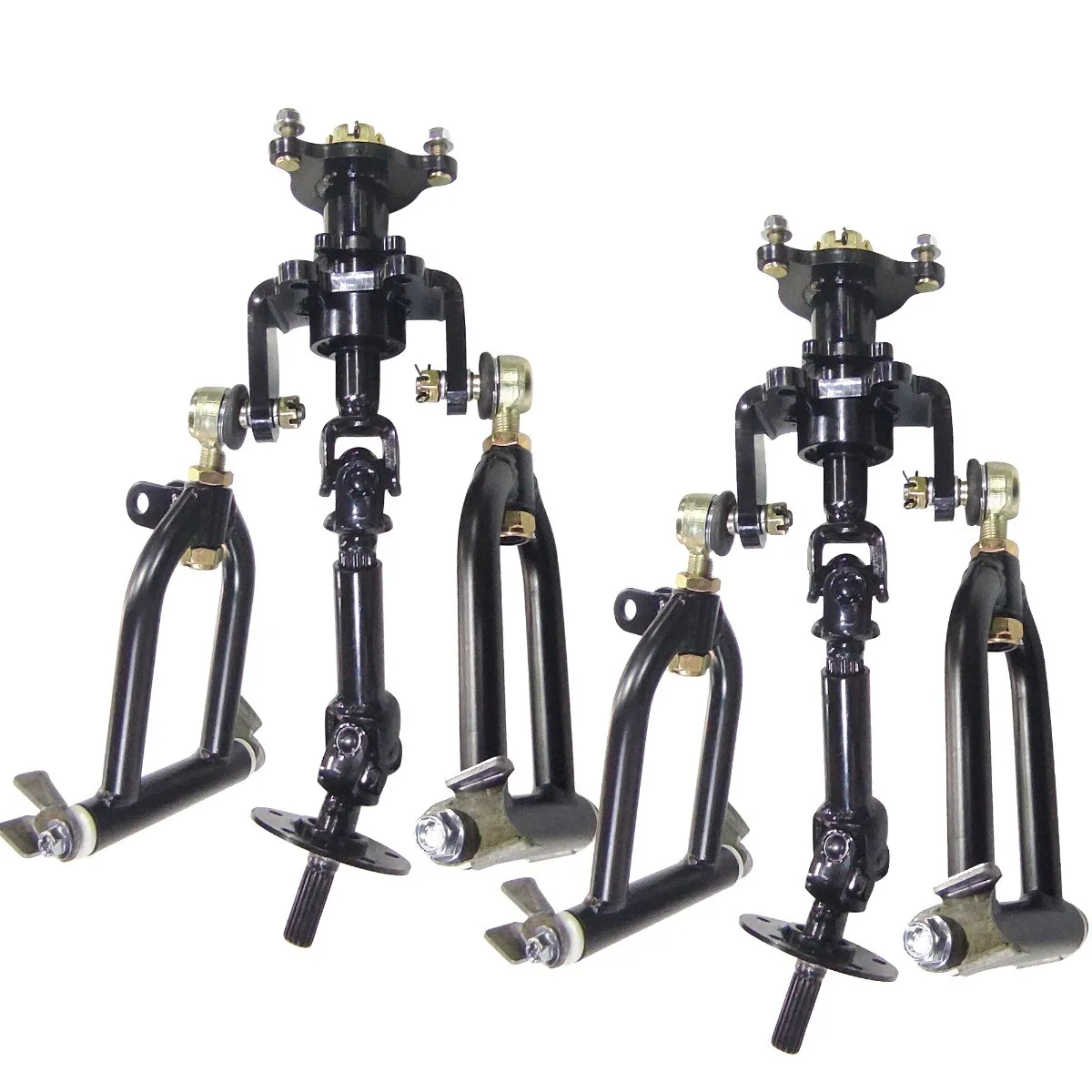 Front Axle Kit 4 Wheel Drive Differential Motor Shock Swing Arm Electric ATV Go Kart