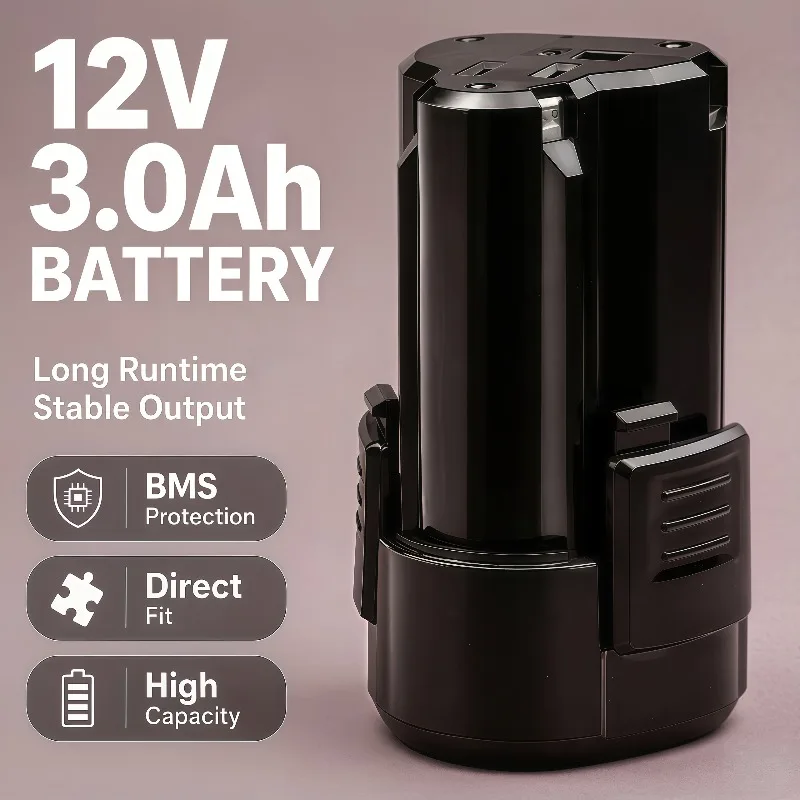 Reinforced For WORX 12V 3.0Ah Battery BMS Intelligent Chip Shock resistant, Waterproof, Long lasting Flight