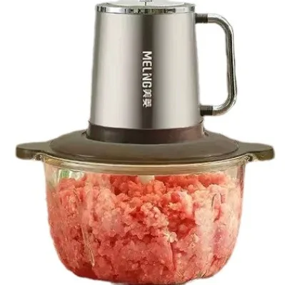 #Suitable ForMeiling Meat Grinder Small Household Electric Meat Beater Garlic Mash Pepper Cooking Machine Supplementary Food Mac