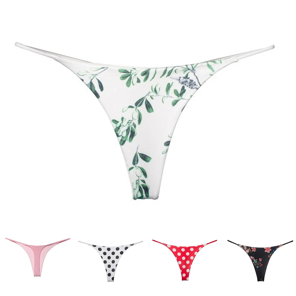 

Women Knickers Sexy Lingerie T-back Thong Thin Strap Sports Yoga Fitness Bikini Seamless Breathable Underwear