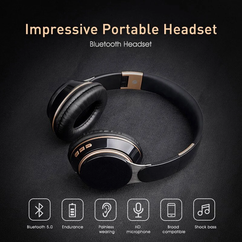 Draadloze Bluetooth-hoofdtelefoon Comfortabele all-inclusive oorbeschermers High-Fidelity Game draadloze Bluetooth-headset