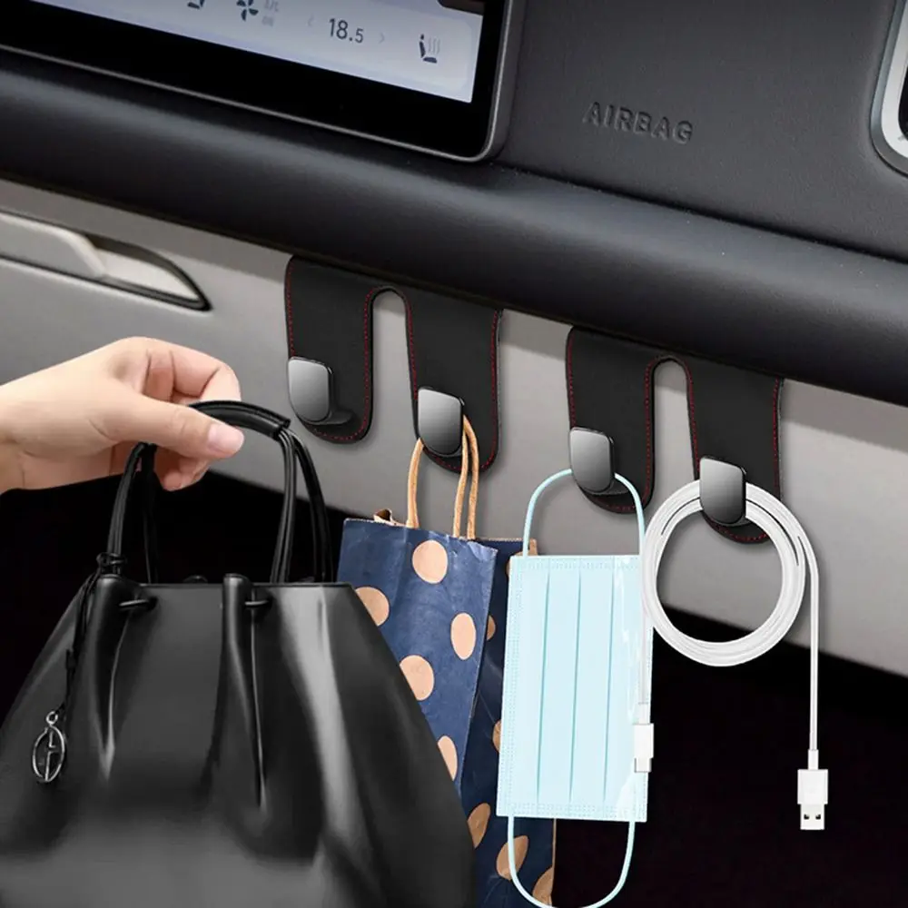 Removable Glove Box Hook Load-bearing Capacity Hands-free Car Seat Hanger Clip Easy To Install Space Saving Seat Storage Hanger