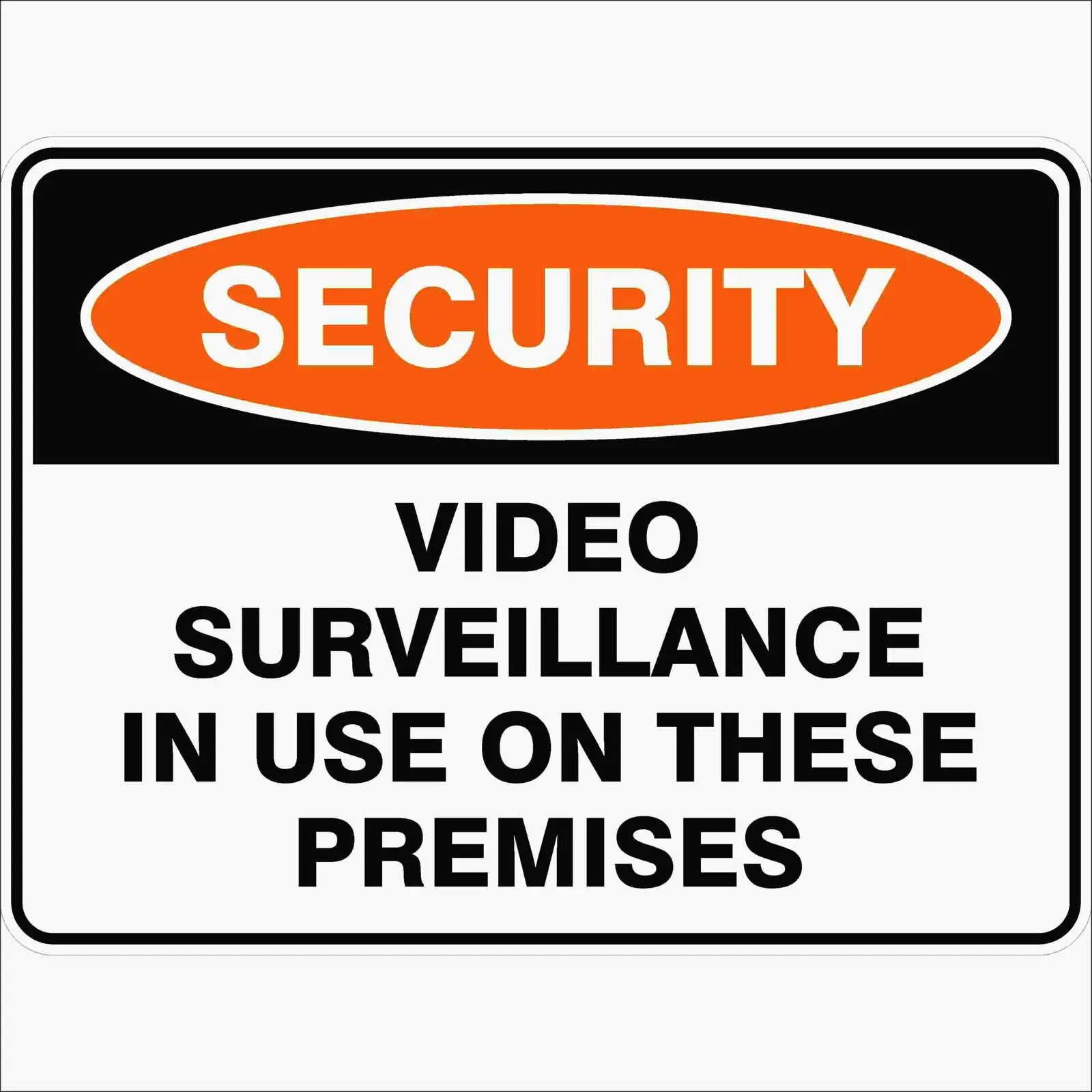 Video Surveillance In Use On These Premises | Security Signs
