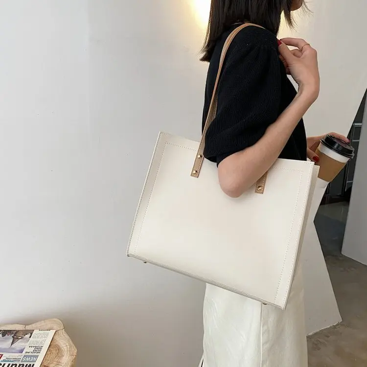 

2025 Summer 313 New Shoulder Tote Bag Fashionable and Simple Casual Versatile Large-capacity Commuter Shoulder Bag