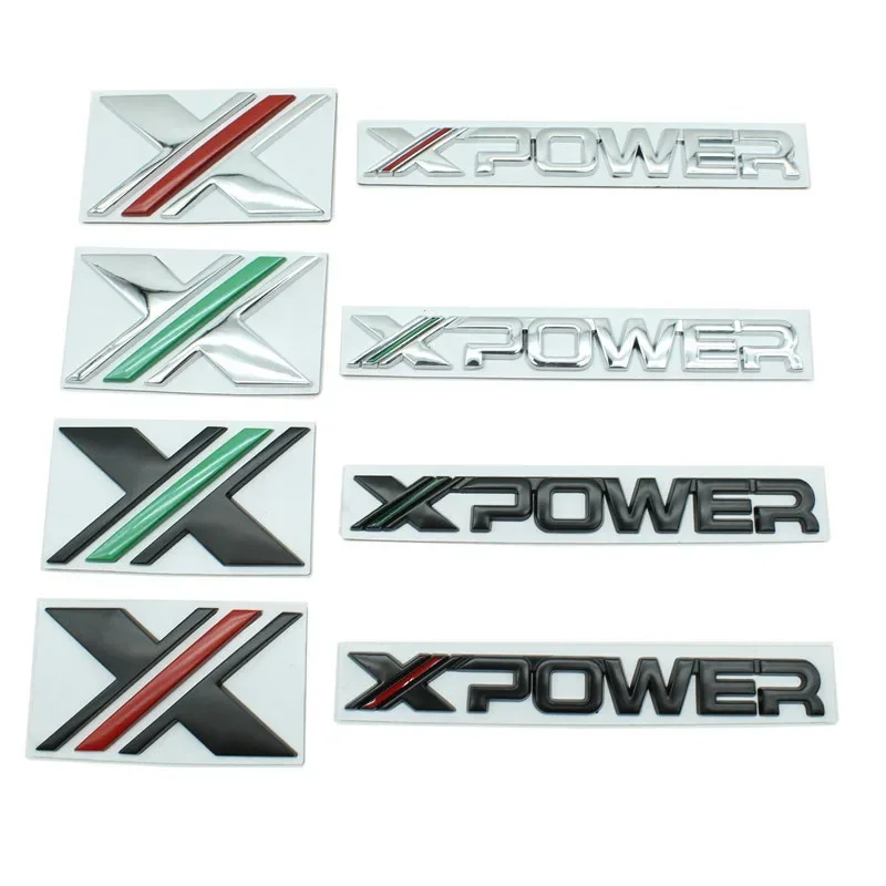 Metal Car Rear Trunk Badge Decal Letters Sticker for MG X XPOWER Logo GT HECTOR HS MG3 MG5 MG6 MG7 ZS