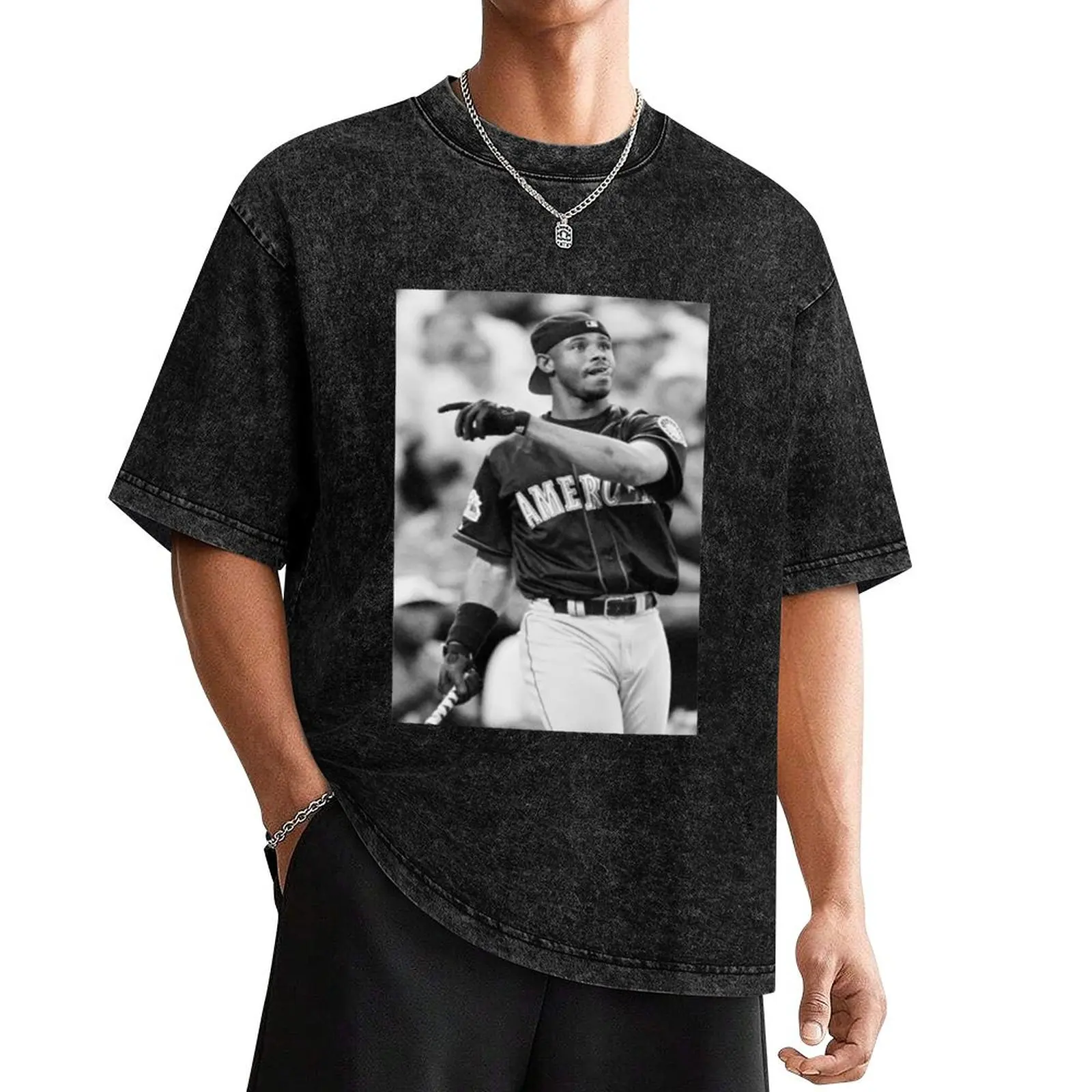 

Ken Griffey Jr T-Shirt vintage anime shirt quick drying graphics for a boy outfits for men