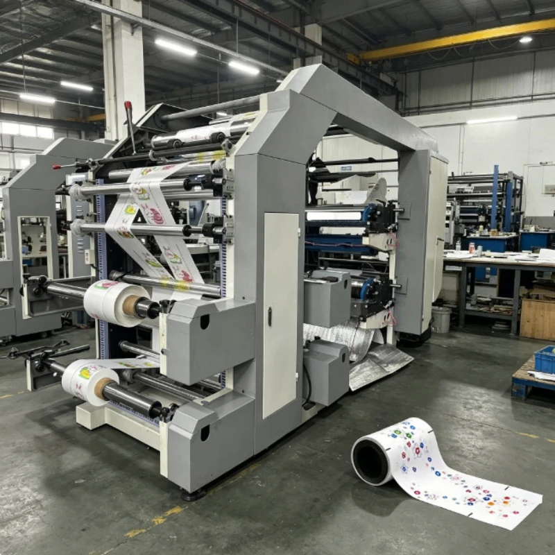 Customized Paper Printing Machine Hot-sales 4 Colors Flexo Label Flexographic Printing Machine With 800mm Width