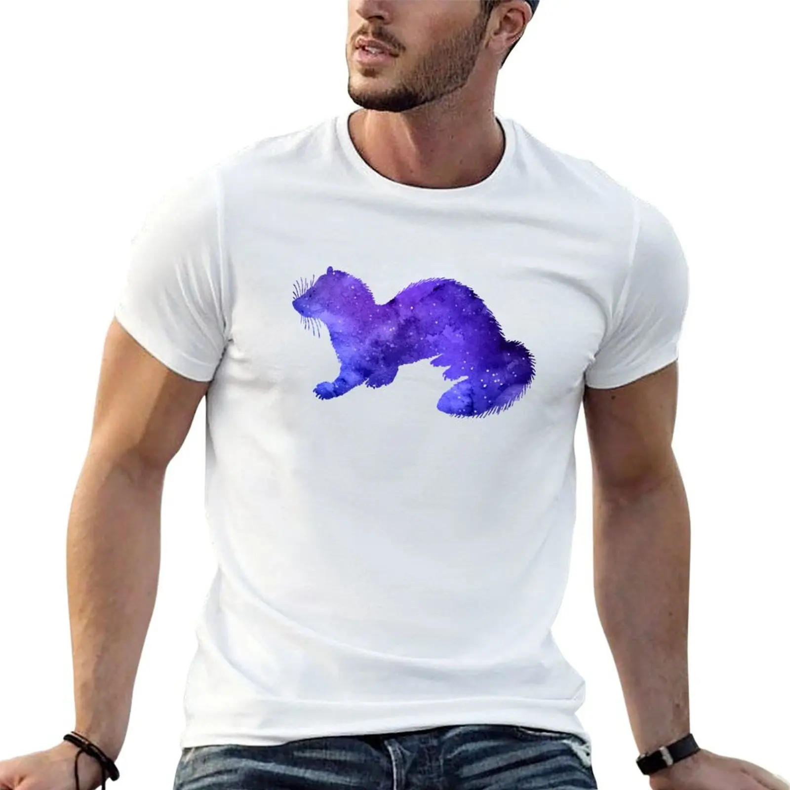 

Ferret T-Shirt printed t shirts for man t shirt for man 100 percent cotton t shirt man casual T-shirt