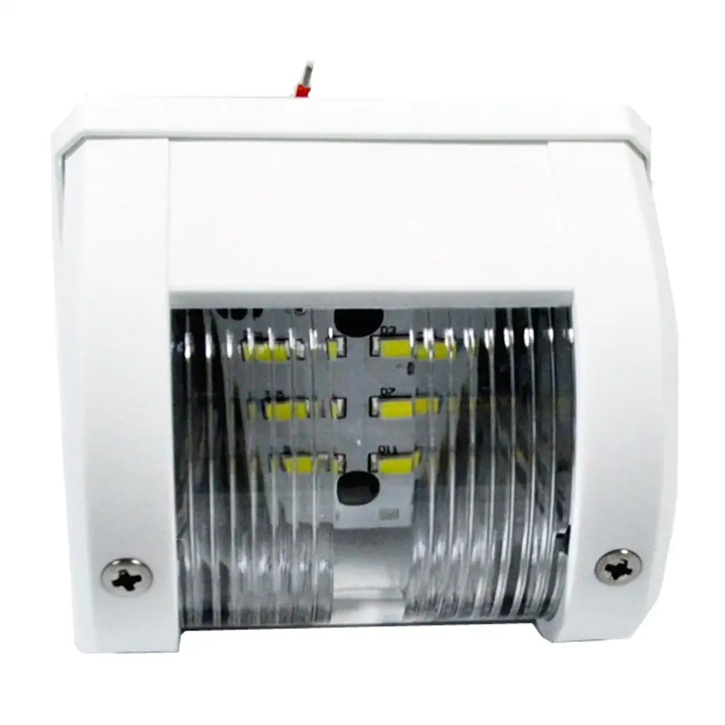 

Белый навигационный фонарь для хвостовой части судна из АБС-пластика, водонепроницаемый, для яхт и катеров, аксессуар для обеспечения безопасности лодки