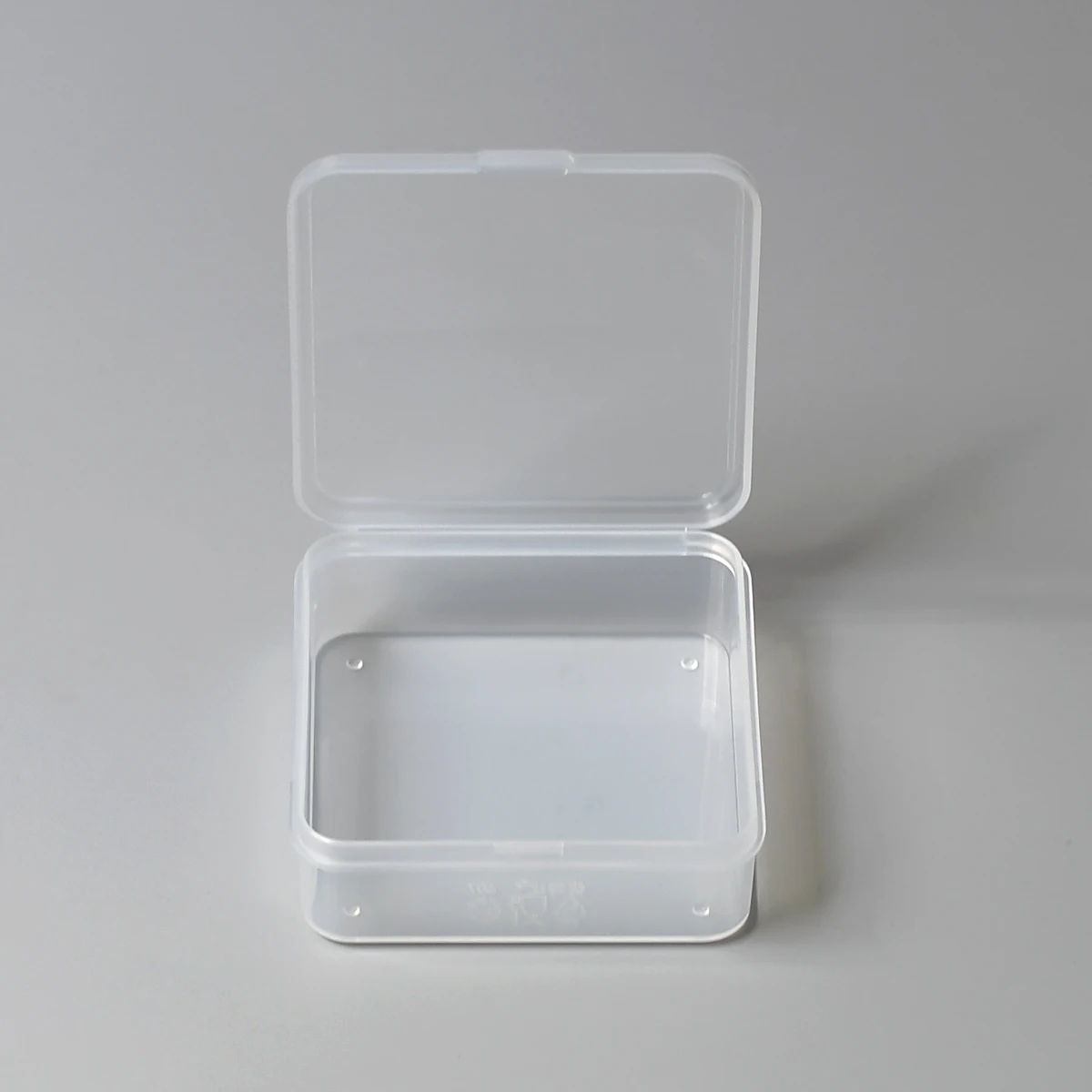 Small Square Storage Box Food Grade PP Transparent Mini Case Clear Plastic Jewelry Earrings Rings Beads Plastic Packaging Boxes