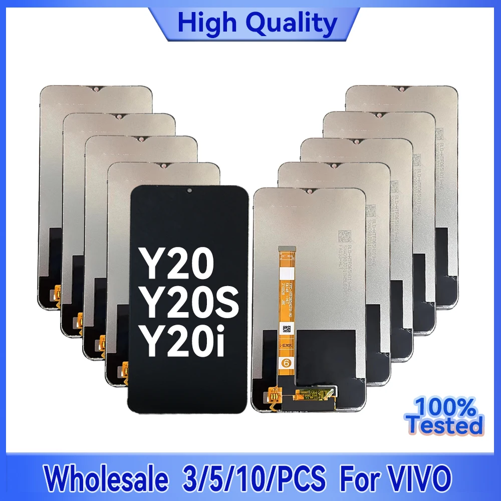 

Wholesale 3/5/10 Pieces/Lot For VIVO Y20 Y20S Y20i LCD Display Screen with Touch Assembly Bulk Pricing for Mobile Phone Parts