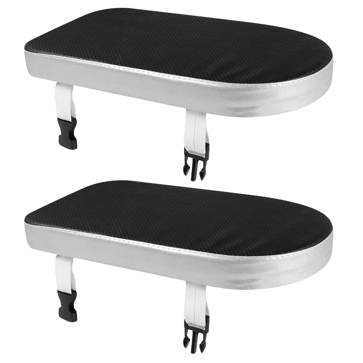 

2pcs Bike Rear Seat Cushion Thickened Pad Double Strap Buckle For Mountain Road Folding Bike Wooden Board Saddle Support