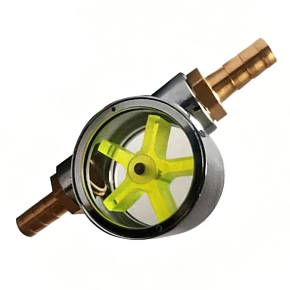 

Water Flow Meter for CNC Router Spindle Cooling with Transparent Inspection Window and Precise Flow Indication Capability