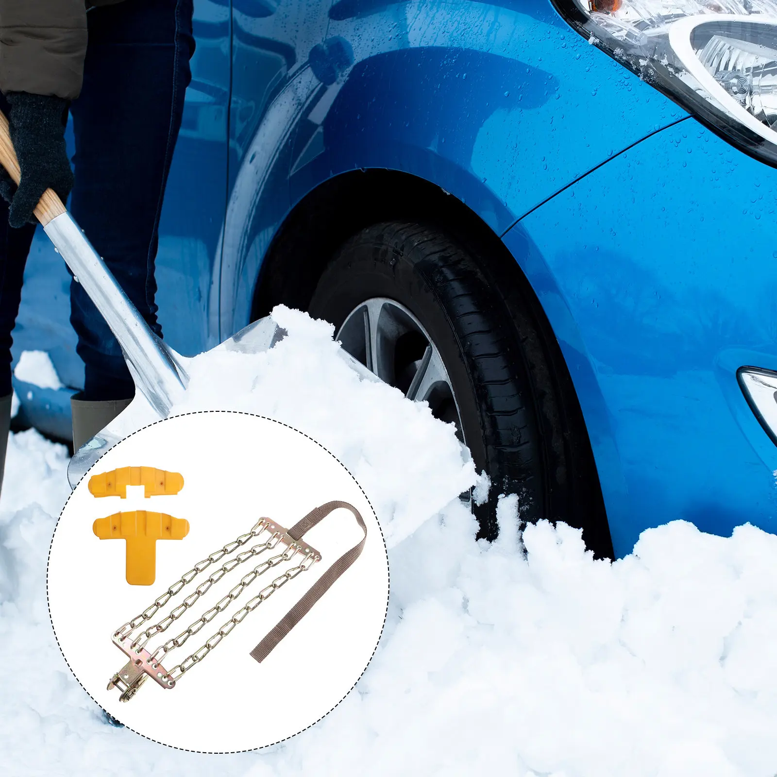 Chain Snow Universal Car Tire Anti-skid Winter Suv Halloween Christmas New Year Wheel Snow Chain Anti Slip Tire Chain Balance