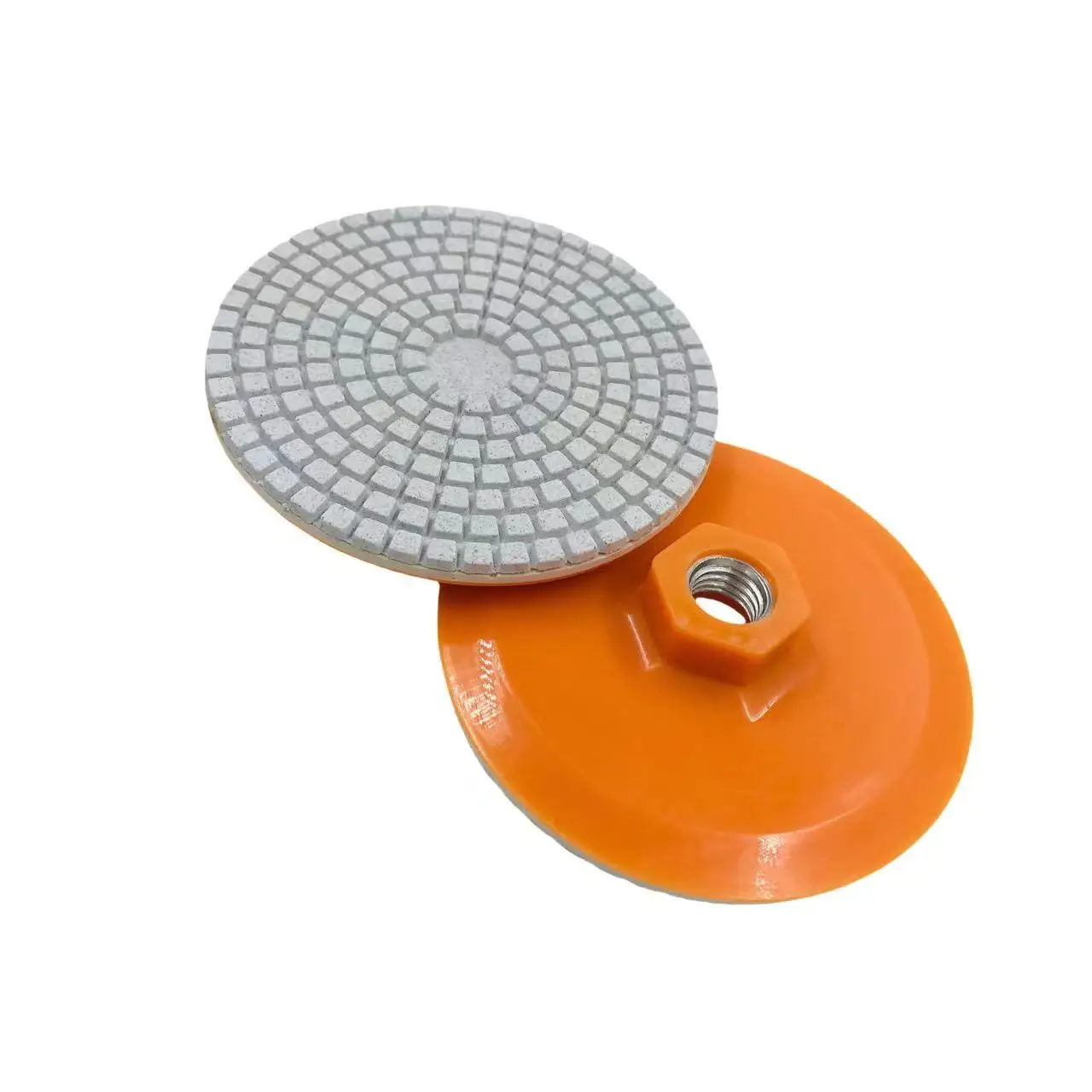 100mm Ceramic Tile Trimming Polishing Disc M14 Angle Grinder Dry Polishing Marble Quartz Stone Chamfering Grinding Edge 150#