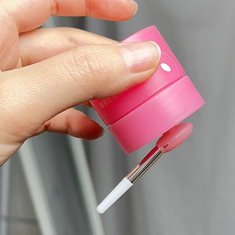 جديد 1 قطعة بلسم الشفاه سيليكون فرشاة قناع الشفاه مع مصاصة غطاء غبار أحمر الشفاه التجميل ماكياج فرش أحمر الشفاه فرشاة صندوق تخزين #4
