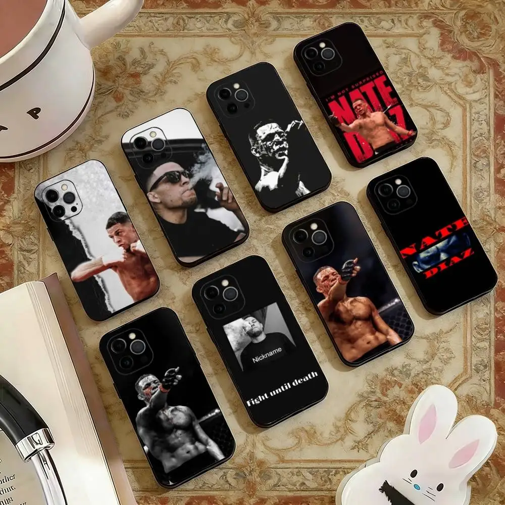 

N-Nickname-Nate Diaz Phone Case Silicone Soft For IPhone 17 16 15 14 13 12 11 X XR Plus Pro Max Plus