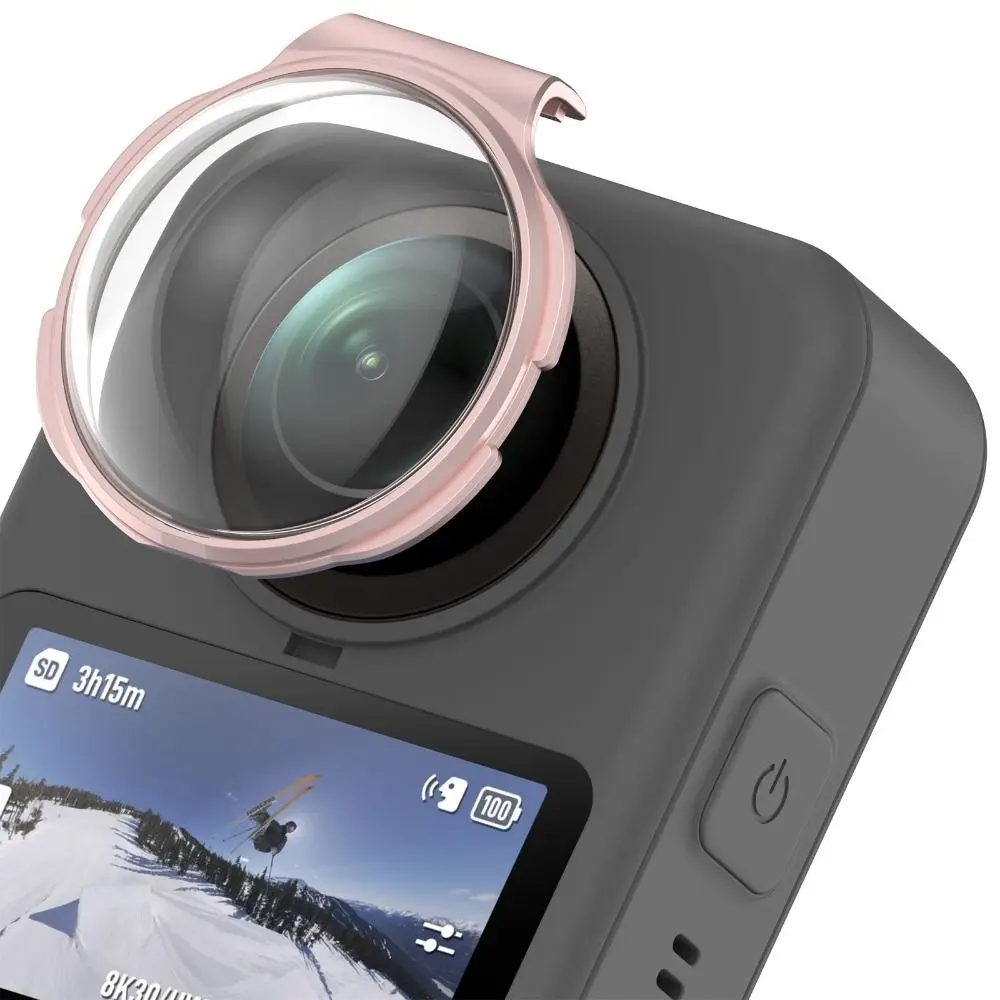2 szt. Nowe szklane osłony obiektywu HD, odporne na zarysowania, nakładki ochronne na obiektyw do DJI Osmo 360, akcesoria do kamery — zdjęcie produktu 5