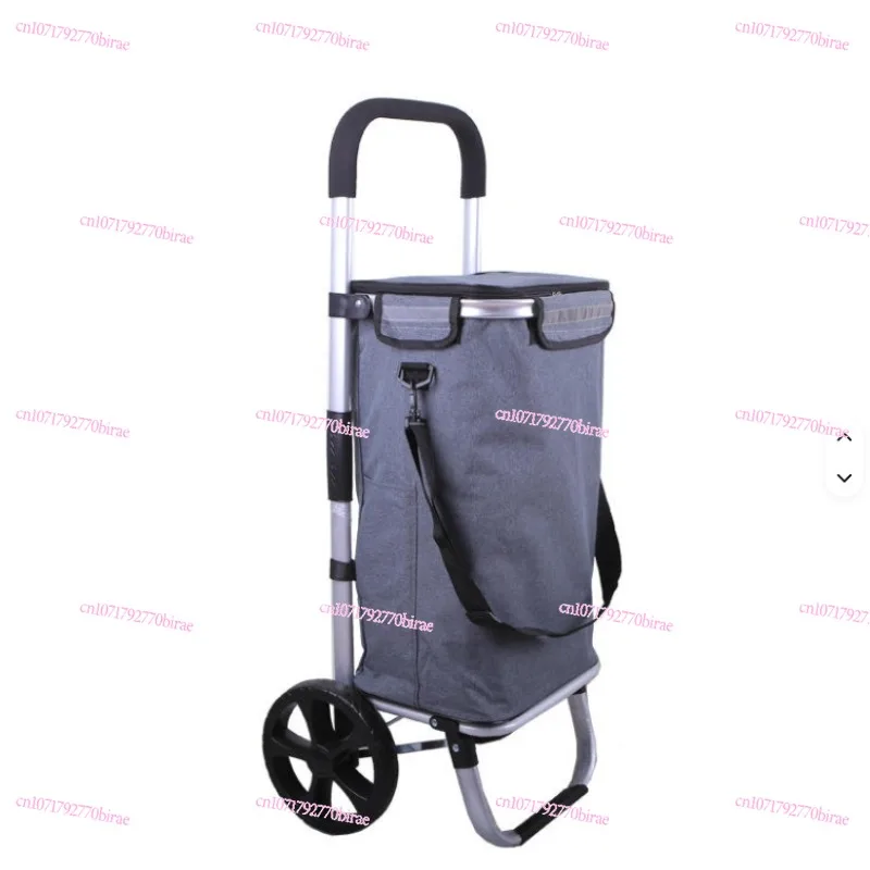 

50KG Load Bearing Shopping Cart Foldable Supermarket Shopping Cart Portable Luggage Cart for The Elderly Portable Trolley