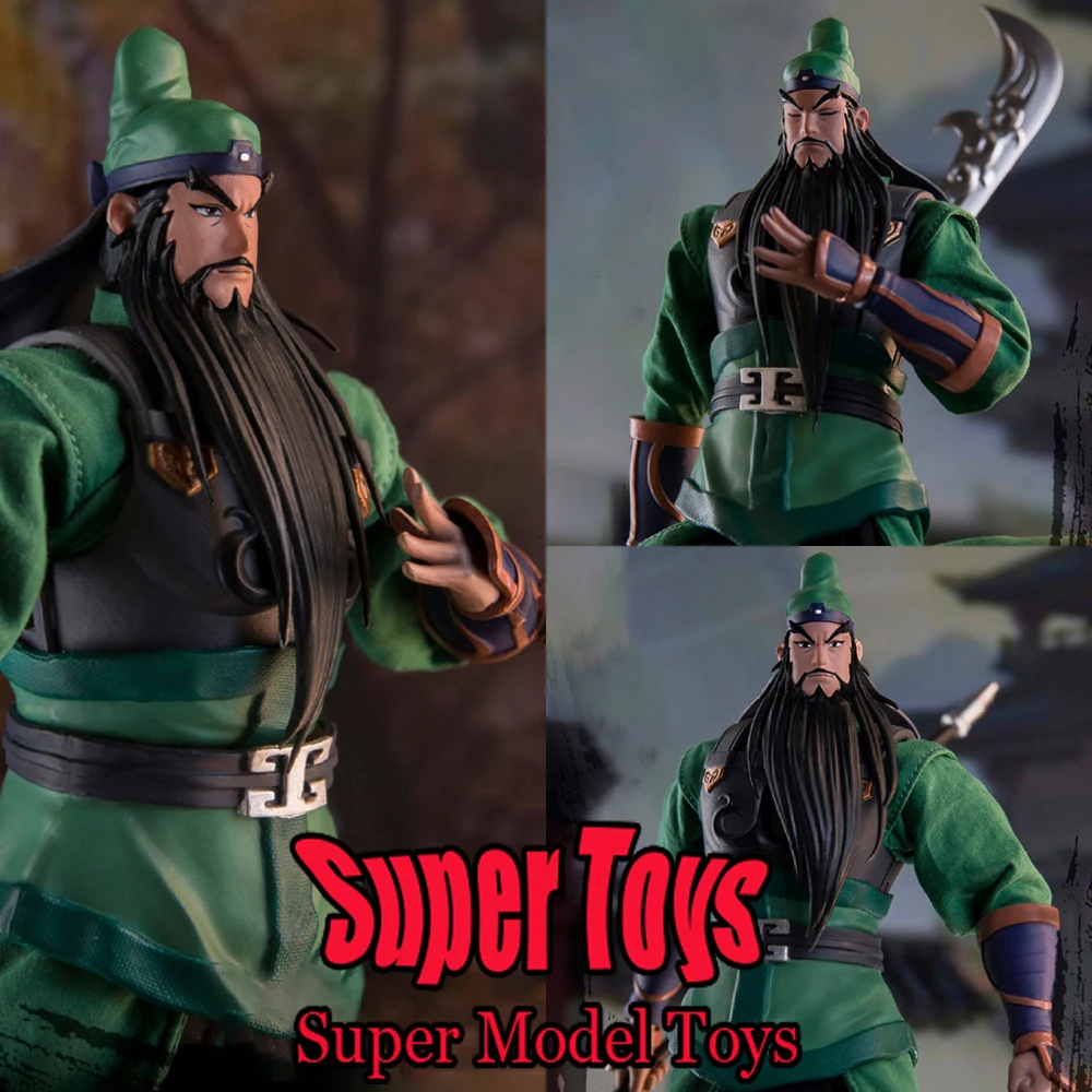 

Keep Going 1/12 Scale Male Soldier Guan Yu Romance of The Three Kingdoms General Full Set 6-inches Action Figure Model Gifts