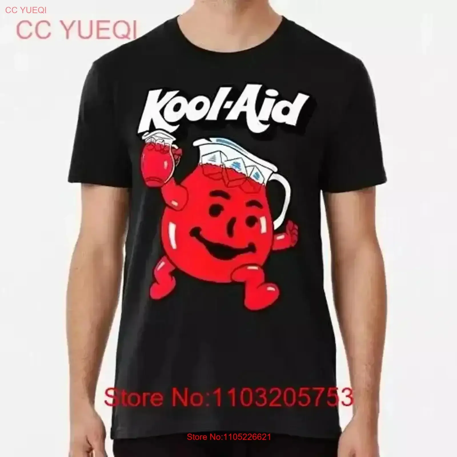 Kool aid Man 1974 dibujos animados S a 4XL camiseta todas las tallas vintage lavado elegante Top para uso diario ropa de calle versátil vintage