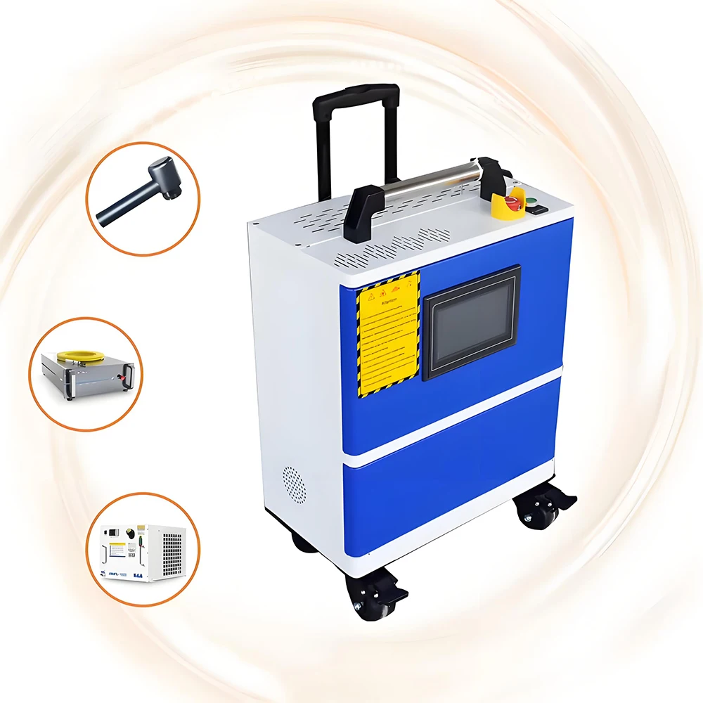 

Импульсный лазерный очиститель для удаления ржавчины и краски без повреждения основы, высокой скоростью работы 500 Вт