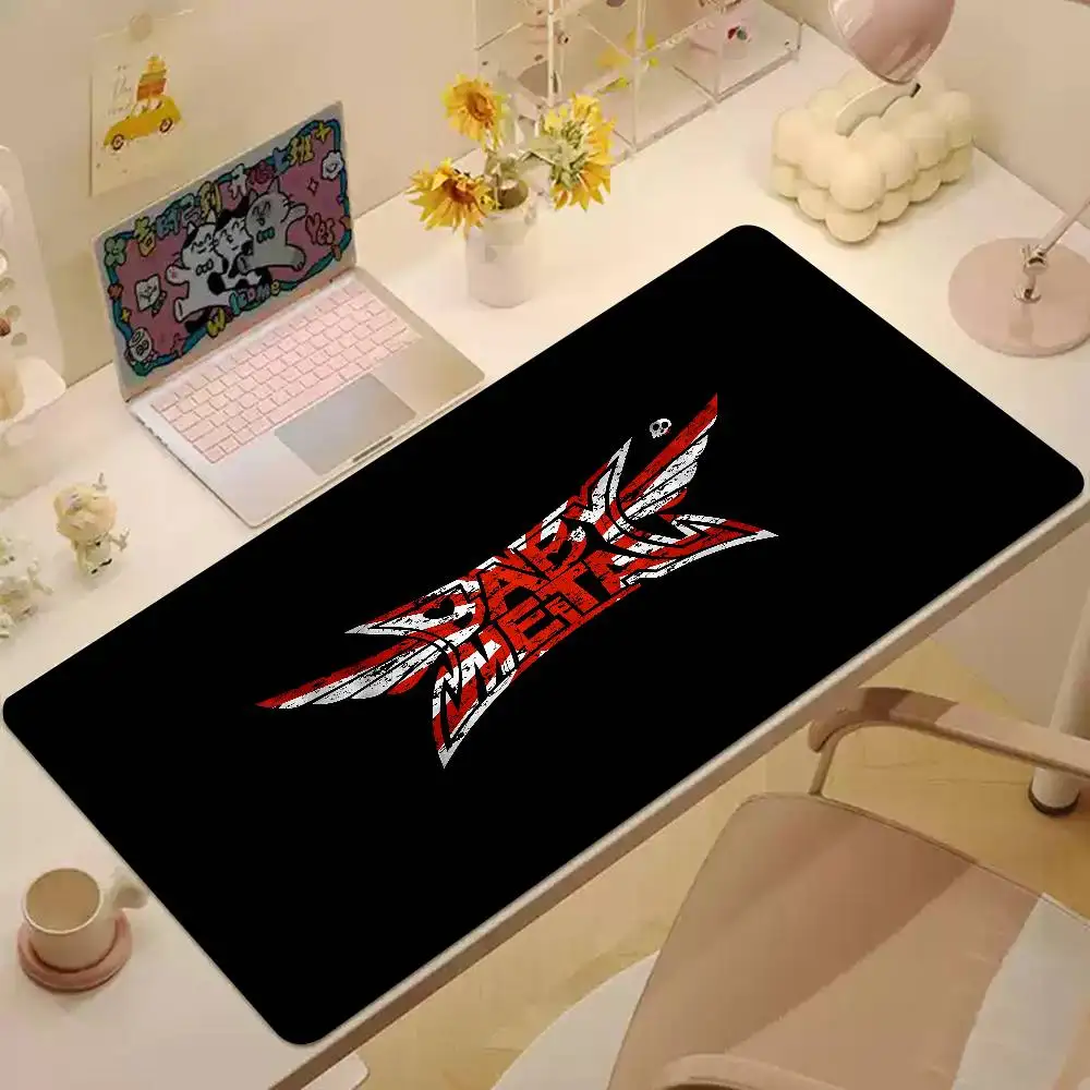 B-Babymetal Japanese Rock Mousepad Premium Locking Edge Mouse Mat Speed Mouse Pad Ultrafine Surface Desk Mat