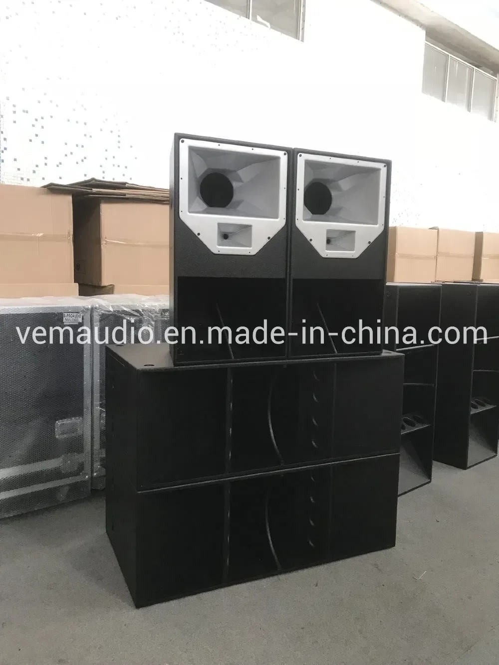 F218MKII Dual18inch Heavy Bass Subwoofer Box For Large Concert Outdoor Stage DJ Audio
